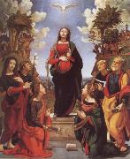 Piero di Cosimo Immaculate Conception and Six Saints oil on canvas
